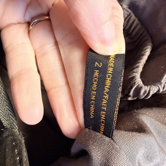 Stone Mountain Olive Suede Hobo Bag with Leather Accents - Picture 14 of 15